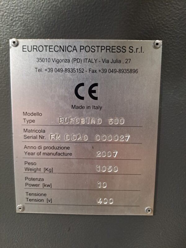 Klebebinder Heidelberg Eurobind 600 – Bild 8